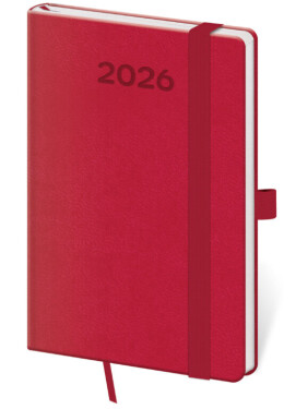 Týdenní diář 2026 Helma kapesní - Print Pop malinový