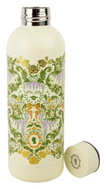 Bridgerton Nerezová láhev - Green Damask Flourish 500 ml