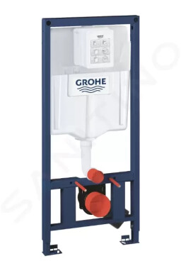 GROHE - Rapid SL Předstěnová instalace pro závěsné WC, se splachovací nádržkou, s vertikální podporou 38897000