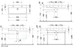 DURAVIT - Vero Dvojumyvadlo nábytkové 1000x470 mm, s přepadem, 2 otvory pro baterie, bílá 0454100026