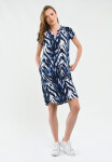 Volcano Dress Blue