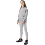 Dětské legíny 4F HJZ22-JLEG001 šedé - 4F 158cm