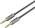 Unitek AUX kabel miniJack zlacený / Audio kabel / Jack 3,5 mm (M-M) / pozlacené konektory / 1 m (Y-C926ABK)