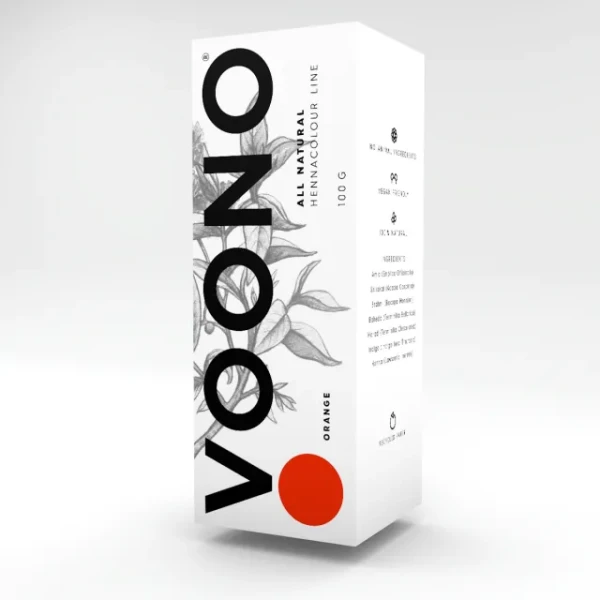Voono Henna orange - přírodní barva na vlasy 100g