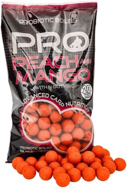 Starbaits Boilies Pro Peach & Mango 800g,Starbaits Boilies Pro Peach & Mango 800g
