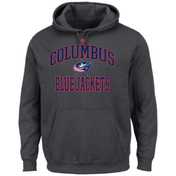 Majestic Pánská Mikina Columbus Blue Jackets Heart and Soul Velikost: