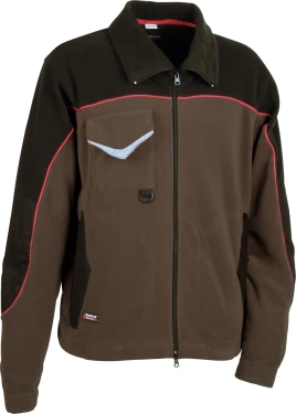 Bunda Fleece Cofra RIDER Barva: Hnědá, Velikost: 2XL (V026_0_03_2XL)