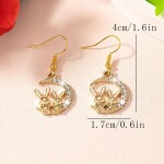 Ptakoviny.cz Náušnice zajíček na měsíci