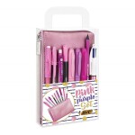 Bic Bic, 964280, Pink & Purple Set, sada psacích potřeb s pouzdrem, 10 ks