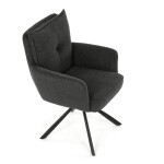 Jídelní židle, šedá, manšestrová látka, HC-X1128 GREY2