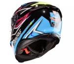 Helma na moto Caberg Avalon X Brama black/l. blue/yellow fluo/fuchsia - L / modrá