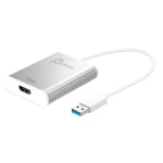 J5Create JUA354 stříbrná / Adaptér / USB-A na HDMI / max. 3840x2160 px (JUA354-N)