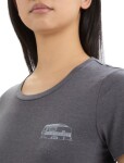 Dámské merino triko krátký rukáv ICEBREAKER Wmns Central Classic SS Tee Caravan Life, Monsoon velikost: XS