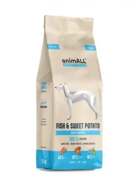 AnimALL Fish Sweet Potato 12 kg / psí granule (111378)