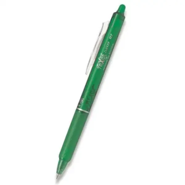 PILOT Frixion Clicker Gumovací pero / 0,7mm / zelená (BLRT-FR7-G)