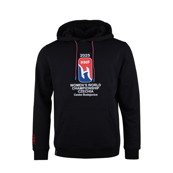 Pánská mikina IIHF Women's World Championship Czechia MS 2025 Black Velikost: M
