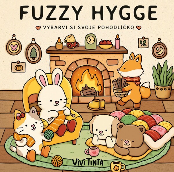 Fuzzy Hygge - Vybarvi si svoje pohodlíčko - Vivi Tinta