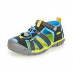 Dětské sandály SEACAMP II CNX, BLACK/BRILLIANT BLUE, keen, 1022984/1022969, černá - 38