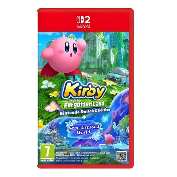 Nintendo Kirby and the Forgotten Land + Star-Crossed World / Hra pro Nintendo Switch 2 / Vícejazyčná (NSW 2)