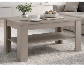 Konferenční stolek Lucy, béžový kašmír