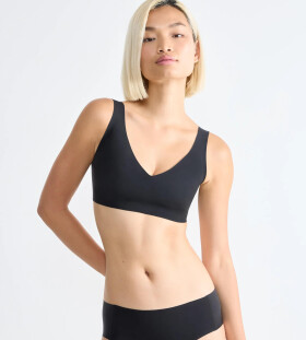 Dámská podrpsenka ZERO Feel 2.0 Bralette - BLACK - černá 0004 - SLOGGI BLACK M2