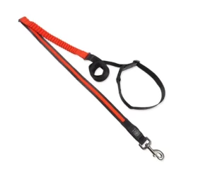 Dog Fantasy Vodítko USB LED nylonové běžecké oranžová 2.5x180-250 cm (454-12626)
