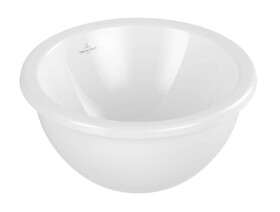 VILLEROY & BOCH - Loop&Friends Umyvadlo vestavné, průměr 38 cm, s přepadem, CeramicPlus, alpská bílá 4A5200R1