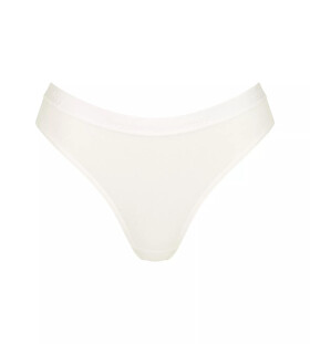 Dámské kalhotky GO Casual High legi - WHITE - bílé 00GZ - SLOGGI WHITE S