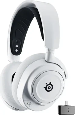 SteelSeries Arctis Nova 7X bílá / Herní bezdrátová sluchátka / BT + USB-AUSB-C / mikrofon (61567)