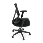 Kancelářská židle, synchronní mechanismus, černá síťovina, KA-S2173 BK