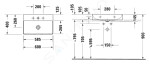 DURAVIT - DuraSquare Umyvadlo nábytkové Compact, 600x400 mm, DuraCeram, alpská bílá 2356600079