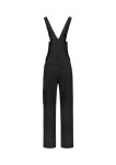 Dungaree Overall Industrial pracovní kalhoty s laclem unisex černá S