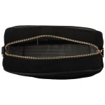 Stylová dámská koženková crossbody Dominique, černá