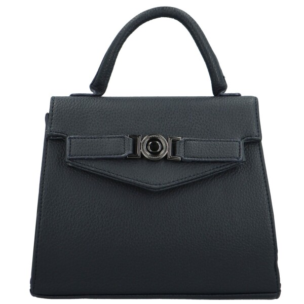 Módní dámská koženková kabelka do ruky Ember, tmavě modrá