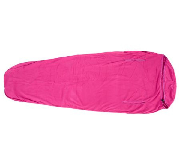 Vložka do spacáku Warmpeace Polartec Micro Mummy 195 cm berry