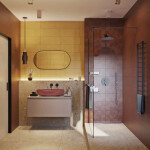 Zrcadlo Naturel B-Way 60x120 cm černá ZBWOV12060C ZBWOV12060C