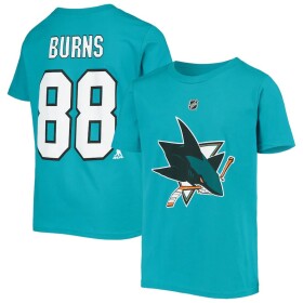 Outerstuff Dětské Tričko San Jose Sharks Brent Burns #88 Name Number Velikost: Dětské L (13 - 14 let)