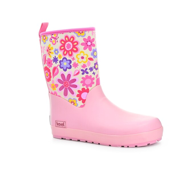 Koel Neopren Flowers Pink holínky