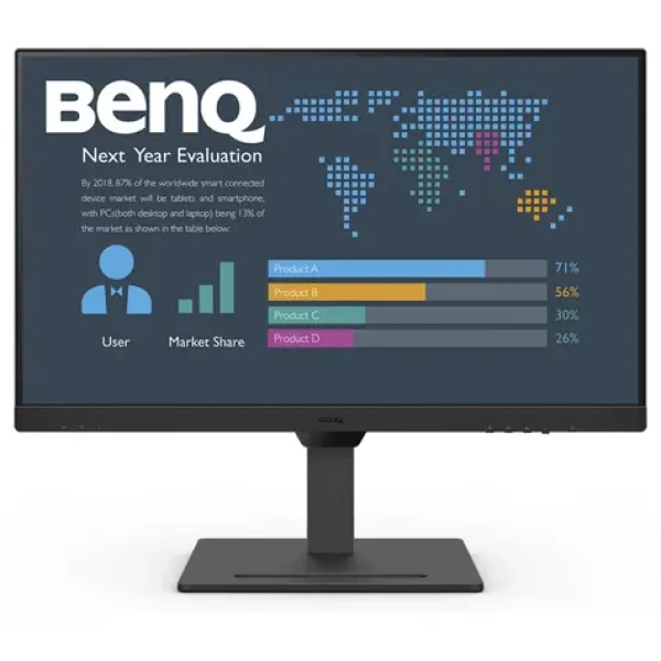 27" BenQ BL2790QT černá / LED / 2560x1440 / IPS / 16:9 / 5ms / 1000:1 / 350cd-m2 / HDMI + DP / Pivot / VESA (9H.LLLLA.TPE)