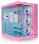Thermaltake View 380 TG ARGB růžová / ATX / 2x USB-A 3.0 / 1x USB-C 3.2 / 4x 120mm RGB / bez zdroje / průhledná bočnice (CA-1Z2-00MAWN-00)