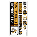 Mustang Drinkware Samolepky na Stěnu Pittsburgh Penguins NHL Repositionable Street Signs Wall Decal Set