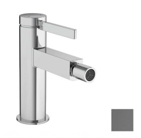 HANSGROHE - Finoris Bidetová baterie s výpustí Push-Open, kartáčovaný černý chrom 76200340
