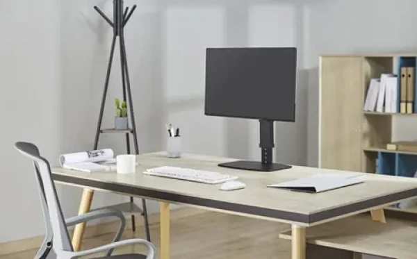 Equip stolní držák monitoru černá / Stolní držák pro monitor / 17"-32" / nosnost 8 kg / VESA 100x100 mm (650126)