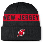 Fanatics Pánská zimní čepice New Jersey Devils NHL Authentic Pro A/Cap Cuffed Beanie