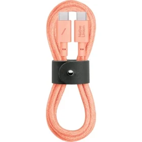 Native Union Belt Cable USB-C 1.2m 60 W růžová (BELT-C-APR-2-NP)