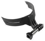 Puluz Držák na podbradní pásek přilby černý / Držák / pro akční kamery GoPro, DJI, Insta360 (PU847B)