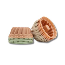 Alvarak Alvarak Silikonové pečicí formičky Bábovky (12 ks)