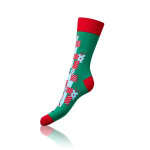 Dárková krabička zábavných crazy ponožek 4 páry CRAZY SOCKS BOX - BELLINDA - červená 39 - 42