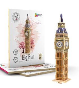 NiXiM Dřevěné 3D puzzle - Big Ben