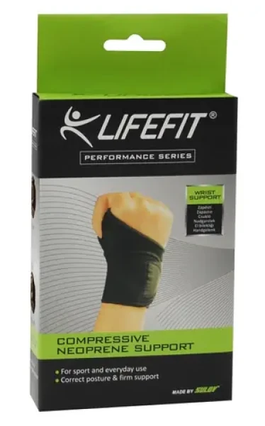 LifeFit BN802 neoprénová bandáž zápěstí s fixací palce